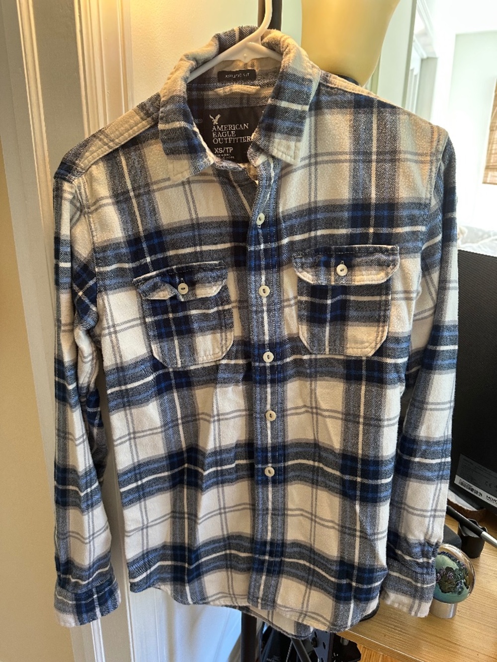American Eagle Plaid Flannel Shirt